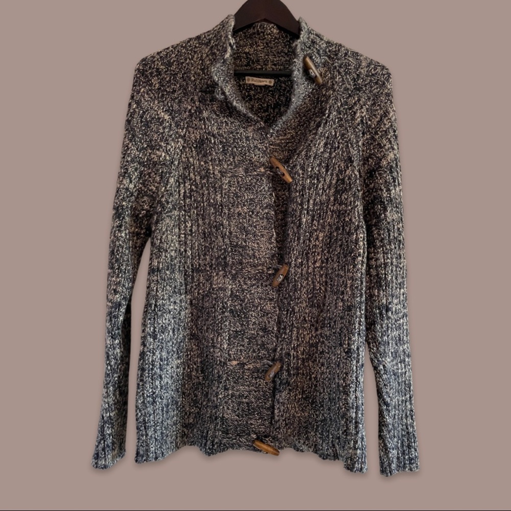 Cozy Fall Sweater with Wooden Toggles